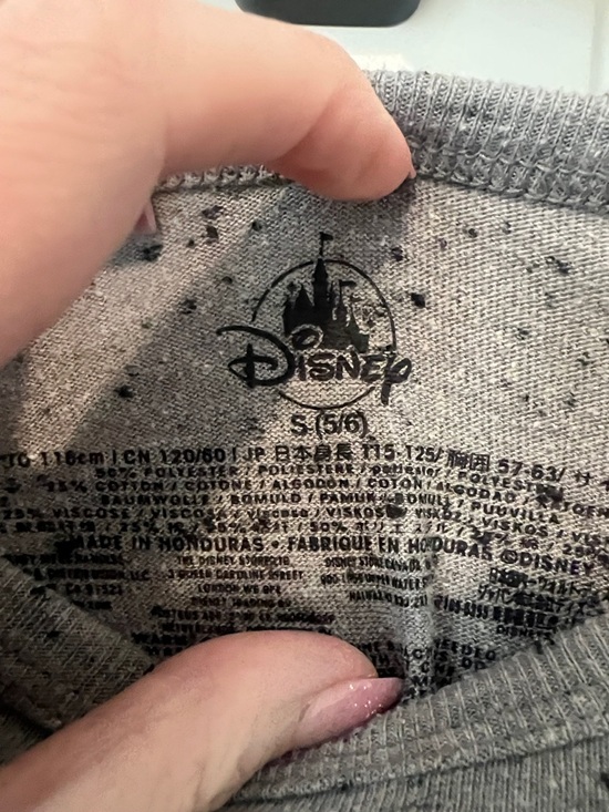 Disney Minnie Mouse Speckled Gray T-Shirt - 5/6 - Picture 2 of 5